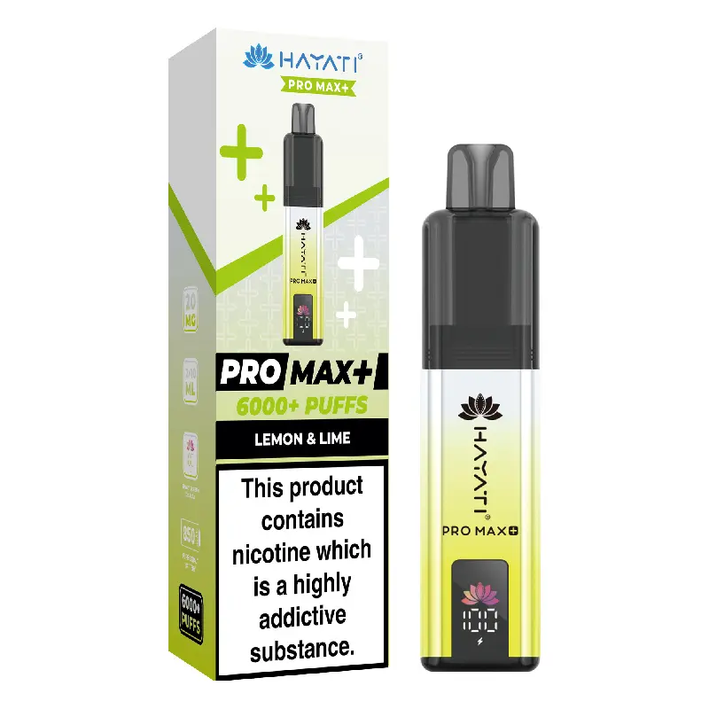 Lemon Lime Hayati Pro Max Plus 6K Disposable Vape 20mg